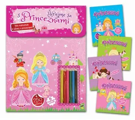 Nalepovačky, vystrihovačky, skladačky Hrajme sa s princeznami