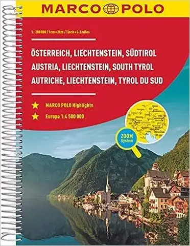 Európa Österreich, Liechtenstein, Südtirol 1:200 000