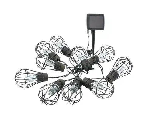 LED osvetlenie  LED Solárna vonkajšia reťaz 10xLED/1,2V 300 mAh 3,8 m IP44 311542