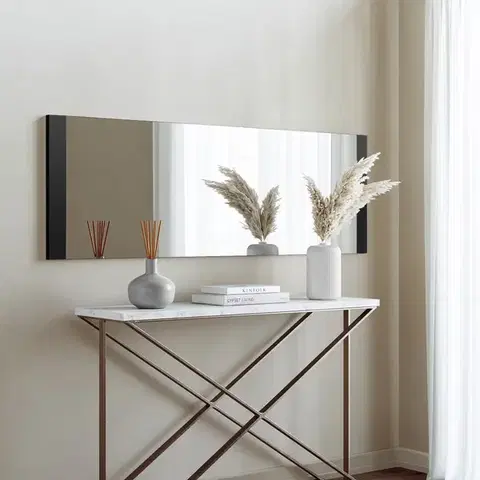Zrkadlá Zrkadlo Boy Aynası Dekoratif Basic Siyah 40x120