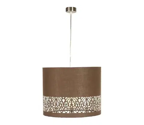 Svietidlá  Luster na lanku ARABESCA 1xE27/60W/230V hnedá 31-19519