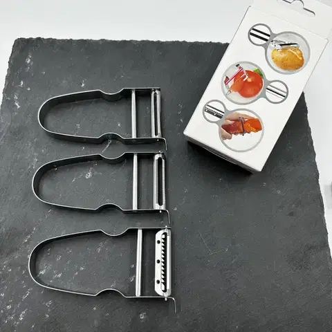 Škrabky na zemiaky, zeleninu a ovocie IVO Set škrabiek - na zemiaky, paradajky, julienne IVO - 21191