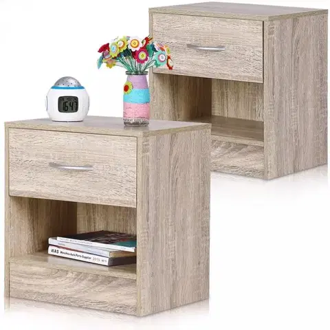 Nočné a toaletné stolíky Nočný stolík 2 ks D3271 Dekorhome