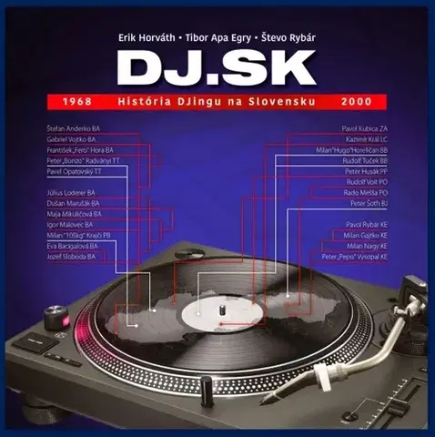 Hudba - noty, spevníky, príručky DJ.SK - História DJingu na Slovensku 1968 - 2000 - Erik Horváth,Tibor Apa Egry,Števo Rybár