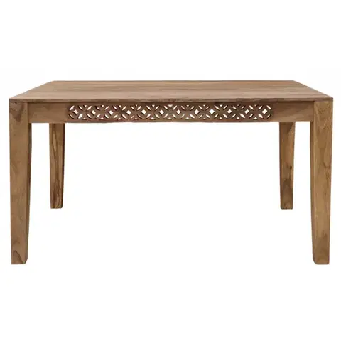 Jedálenské stoly Jedálenský stôl Mira 140x90 indický masív palisander