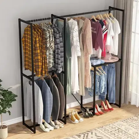 Stojany na šaty Coat Hanger B161 - Black