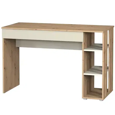 Písacie stoly Písací stôl Camari 1S Dub Artisan/Casmhere