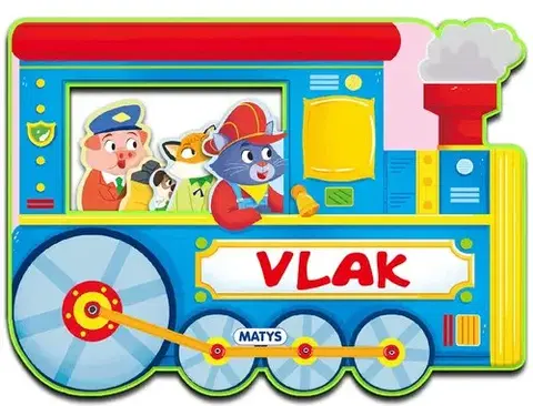 Leporelá, krabičky, puzzle knihy Veci v pohybe: Vlak - Kolektív autorov