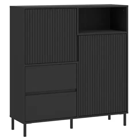 Komody do spálne Komoda Avenale AVEK03 U139 2D2S antracit