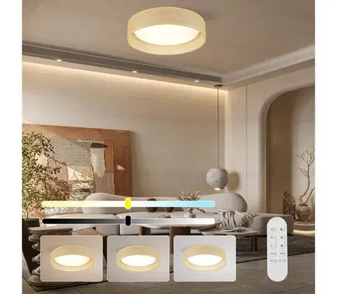 Svietidlá  NEO 07289L - LED+CCT stmievateľné stropné svietidlo LONA 36W/230V pr. 45,5 cm + DO 07289L