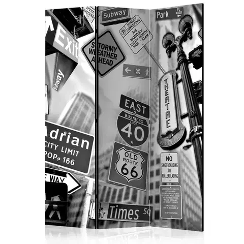 Paravány Paraván Roads to Manhattan Dekorhome