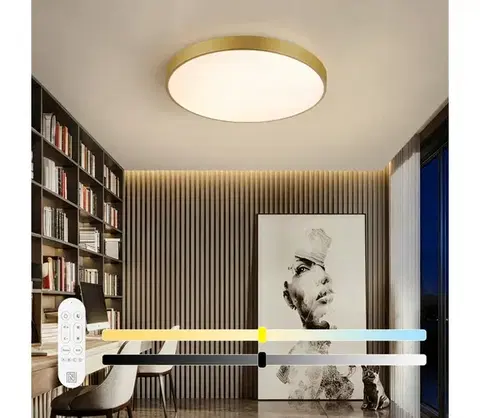 Svietidlá  NEO 07293L - LED+CCT stmievateľné stropné svietidlo SEMPLICI 60W/230V, priemer 60 cm + diaľkový ovládač 07293L