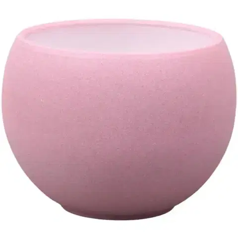 Záhrada Obal LUNA STRUKTUR d17cm ružová mat