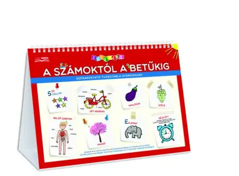 Pre deti a mládež - ostatné A számoktól a betűkig - Szórakoztató tudástábla gyerekeknek