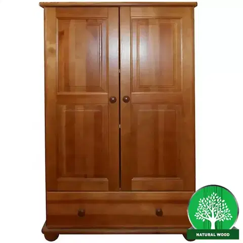 Komody do spálne Komoda 80/2D/1S jelša