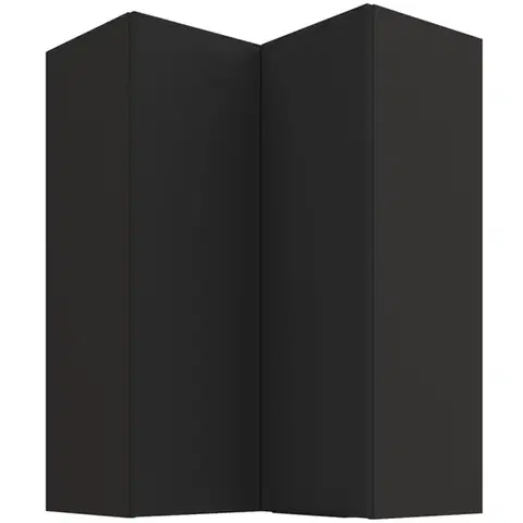 Kuchynské skrinky visiace Kuchynská skrinka Aria-BL/BL anti fingerprint 60X60 GN-90 2F (90°)