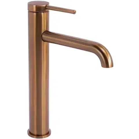 Kúpeľňové batérie REA - Umývadlová batéria SPOT Brush Copper vysoká REA-B2069