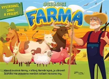 Nalepovačky, vystrihovačky, skladačky Origami - Farma