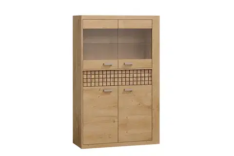 Komody a skrinky RANDER N5 vitrína, mriežka