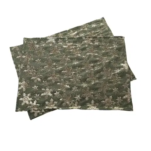 Prestieranie Vianočné prestieranie Golden Snowflakes, 32 x 45 cm, sada 2 ks