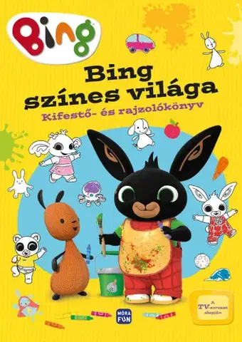 Nalepovačky, vystrihovačky, skladačky Bing - Bing színes világa - foglalkoztató