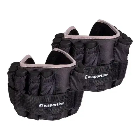 Ostatné fitness náradie Nastaviteľné členkové závažia inSPORTline Ankler X 2x2,25 kg