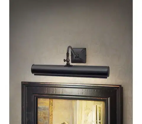 Svietidlá Elstead PL1-20-BLK - Obrazové svietidlo PICTURE 2xE14/40W/230V čierna PL1-20-BLK