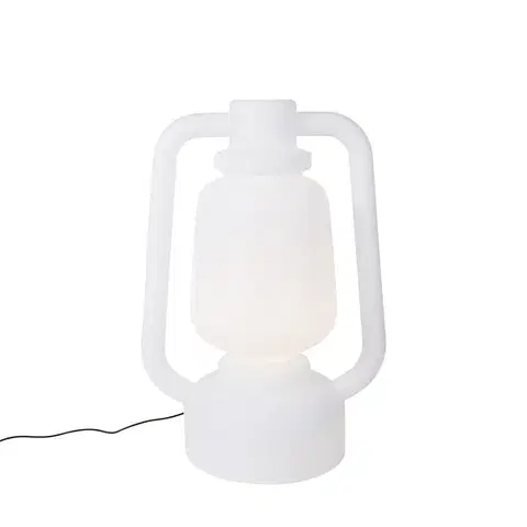 Vonkajšie stojanové svietidlá Inteligentná stojaca lampa biela 110 cm vrátane Wifi G95 - Storm Extra Large