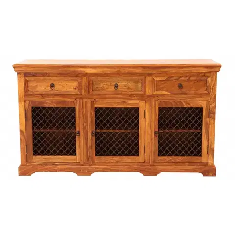 Komody Komoda Jali 160x90x45 z indického masívu palisander