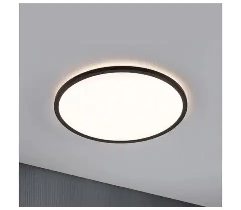 Svietidlá Paulmann 70999 - LED/22W Stmievateľný panel ATRIA 230V 3000K čierna 70999