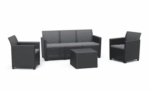 Záhradný nábytok KETER Záhradný set CLARA 5 storage table | grafit