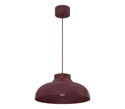 Svietidlá  Luster na lanku BASCA 1xE27/15W/230V bordový 8488A