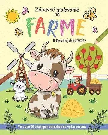 Nalepovačky, vystrihovačky, skladačky Zábavné maľovanie na farme