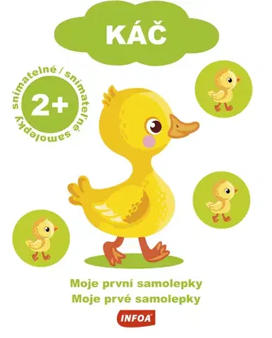 Nalepovačky, vystrihovačky, skladačky Moje první samolepky / Moje prvé samolepky - Káč (CZ/SK vydanie)