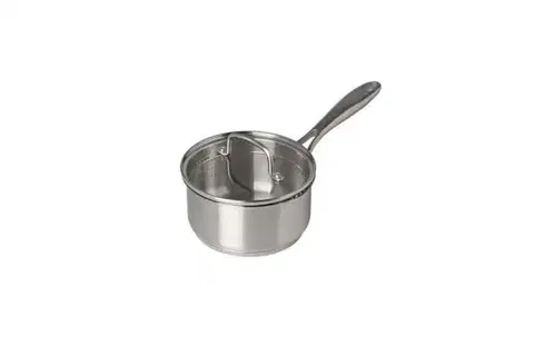 Hrnce PYREX Kastról nerezový 1,25L, 16cm s rúčkou + sklenená pokrievka INFINITY PYREX