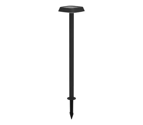 Záhradné lampy Eglo 901072 - LED solárne svietidlo DREOLI LED/8,5W/3,7V 2200 mAh IP44 čierna 901072