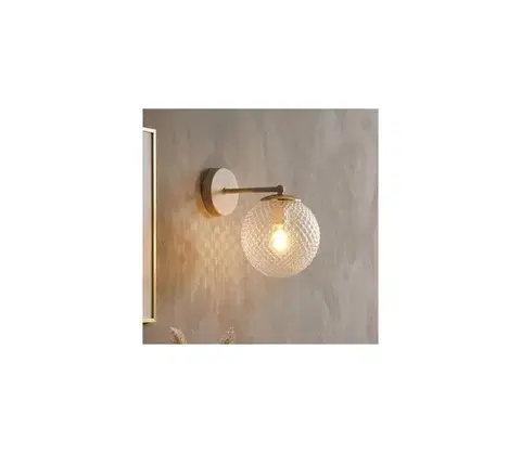 Svietidlá BRILAGI - Nástenné svietidlo STELLA 1xE27/60W/230V béžové/zlaté 85-005B