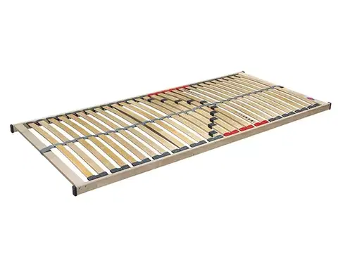 Rošty do postelí KONDELA Double Klasik New lamelový rošt 90x200 cm brezové drevo / guma
