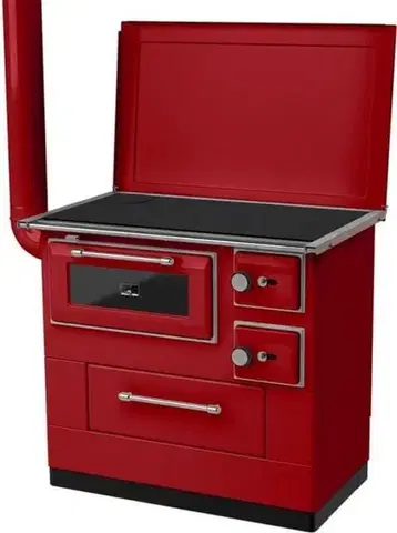 Sporáky Kinekus Sporák ELEGANT 10 / SD10 červený, ľavý