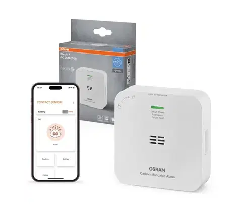 Svietidlá Osram - Detektor oxidu uhoľnatého SMART+ 2xAA Wi-Fi 4099854418136