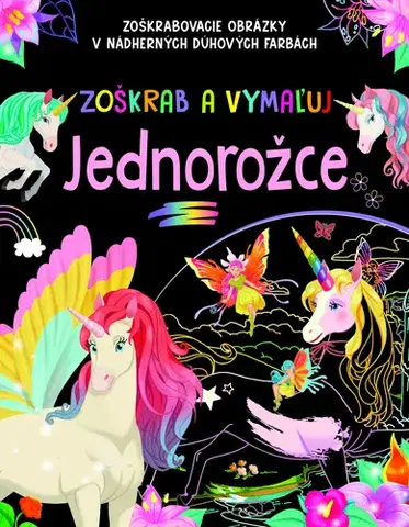 Pre deti a mládež - ostatné Zoškrab a vymaľuj - Jednorožce