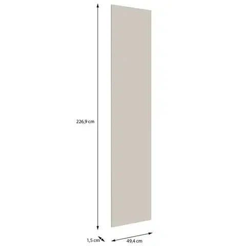 Vybavenie skríň Front Skrine Vysoký Moduklix226,9x49,4  Piesok