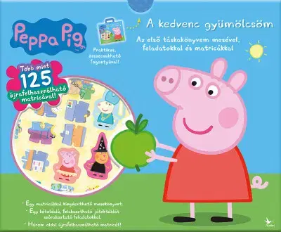 Nalepovačky, vystrihovačky, skladačky Peppa malac: A kedvenc gyümölcsöm