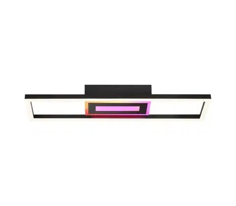 Svietidlá Brilliant-LED RGBW stmievateľné stropné svietidlo BESSON LED/20W/230V 3000-6500K čierne+ DO G81175/06