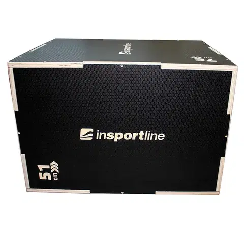 Ostatné fitness náradie Plyometrická debna inSPORTline 3-High Lite 76x61x51cm