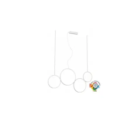 Svietidlá Redo 01-3382 - LED Stmievateľný luster na lanku ATHENA LED/40W/230V CRI98 biela 01-3382