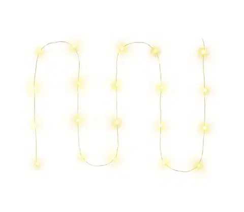 Vianočné dekorácie  - LED reťaz 20xLED/2xAA 2,3m teplá biela 50002911