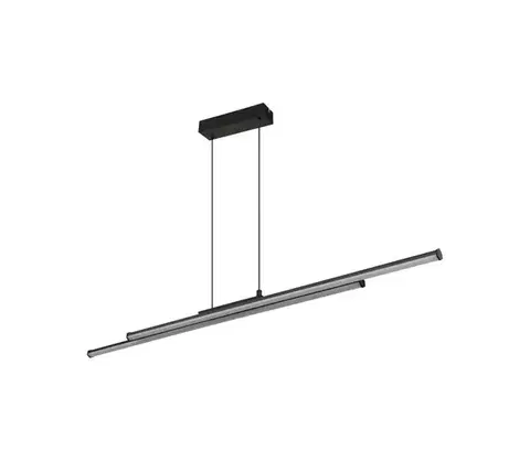 Svietidlá Globo 67342-24H - LED Luster na lanku KIRINA LED/24W/230V 3000K čierna 67342-24H