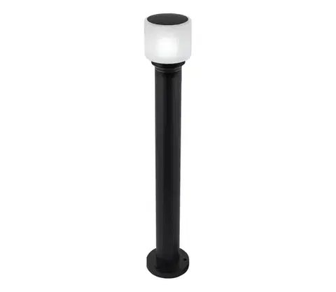 Záhradné lampy  Vonkajšia lampa MADRID 1xE27/12W/230V 80 cm IP44 čierna 331564