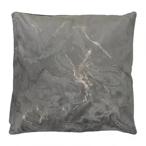 Dekoračné obliečky Obliečka Plain Velvet YX503 40x40cm šedá